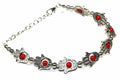 Pulsera con manos de Hamsa y cuentas vibrantes